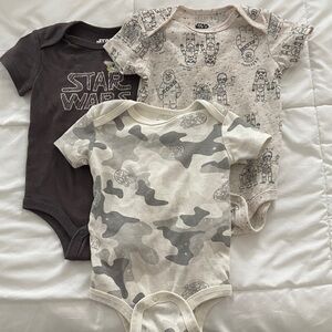 Star Wars Baby Boys Bodysuits - 12 months